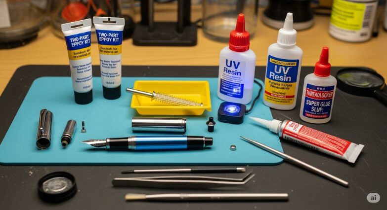 ペリカン万年筆自分で修理する場合の接着剤選び